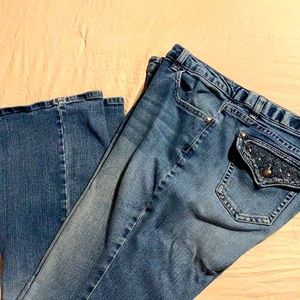Apt 9 plus size bootcut modern fit jeans sz 18w